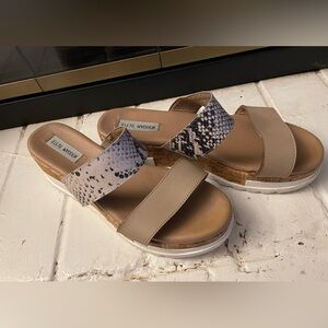 Platform Steve Madden Cork Sandals Sz 10
